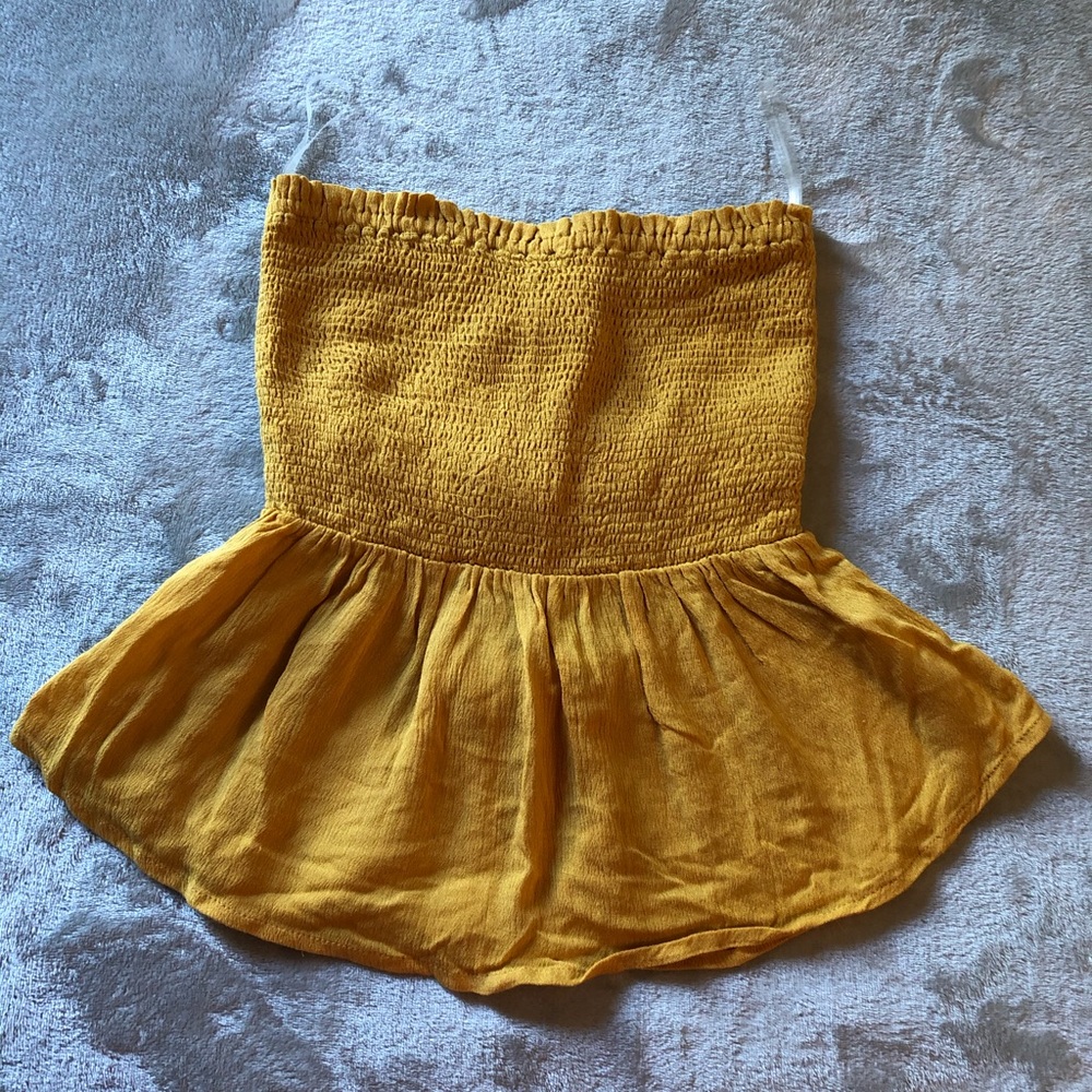 Frankie Phoenix Bella Tube Top in Mustard
